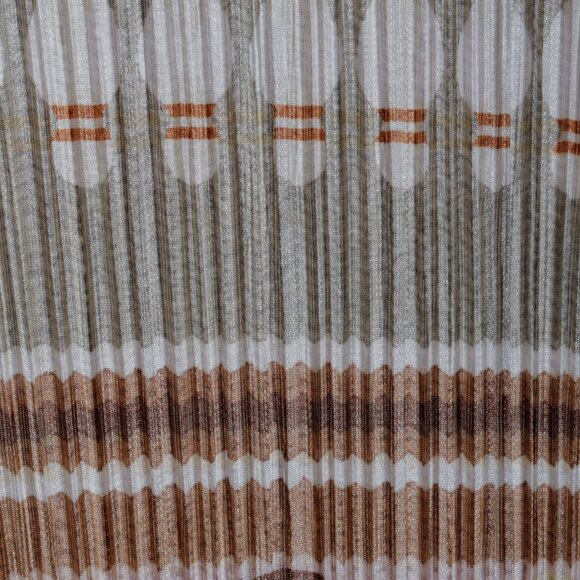 RARE! Issey Miyake Pleats Please Brown Purple Bowling Pin Cardigan - Picture 6 of 8